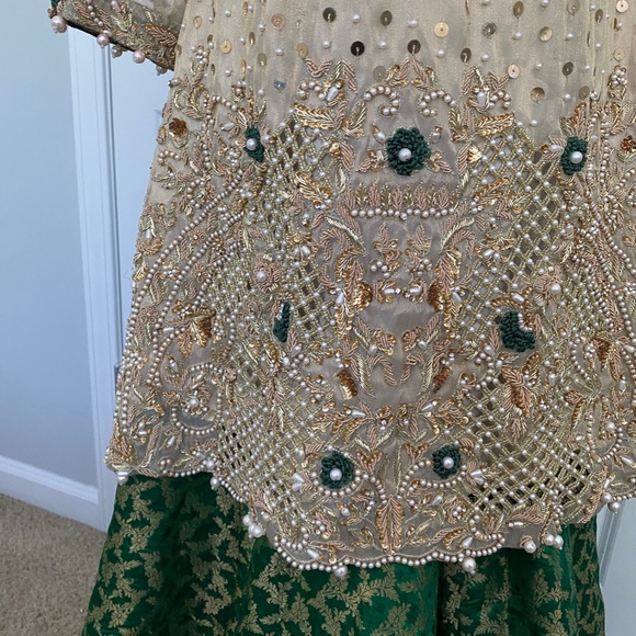 Sehrish Nadeem Formal Embellished Palazzo Lehenga - Picture 6 of 11